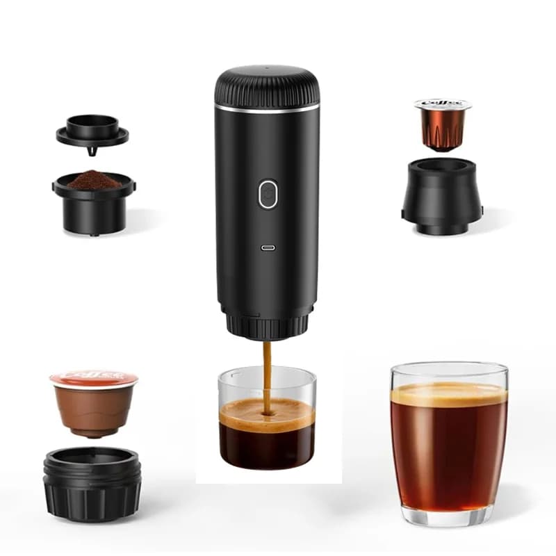 Přenosný espresso kávovar 20 bar