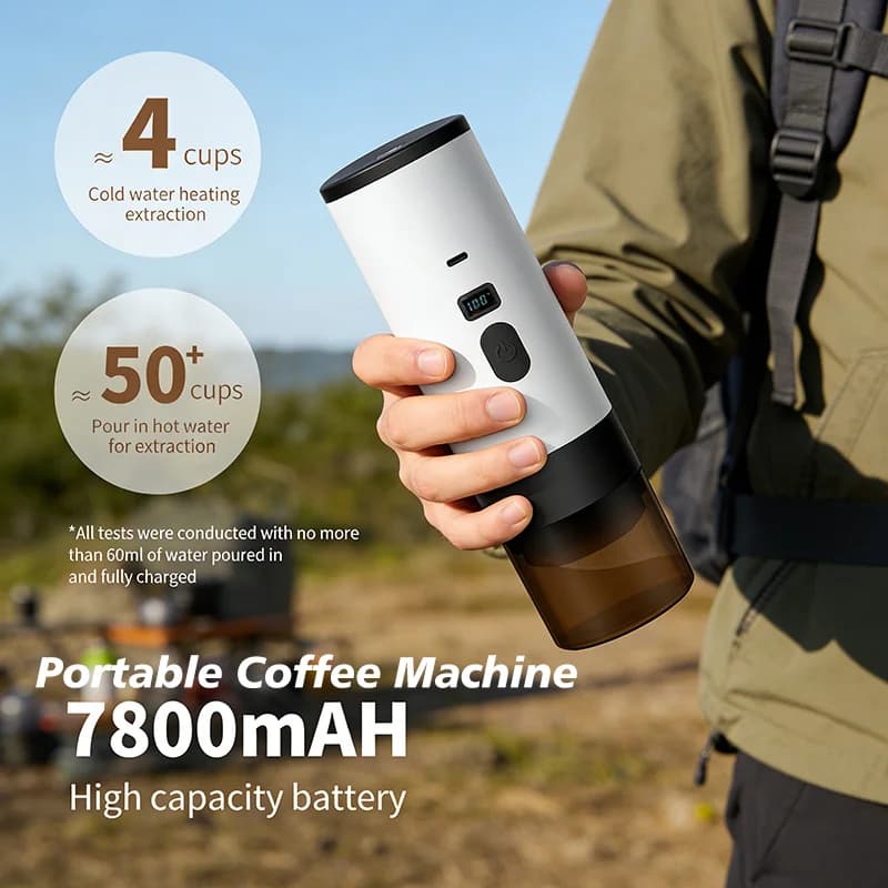 Přenosný elektrický kávovar 7800mAh