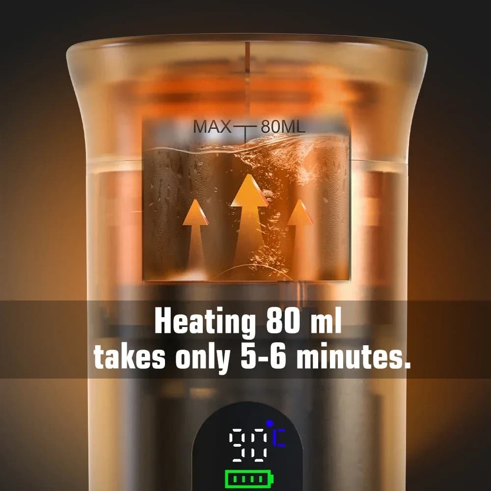 Přenosný espresso kávovar 3v1